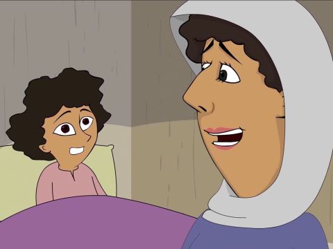 She went home and found her child lying on the bed … – Slide 13