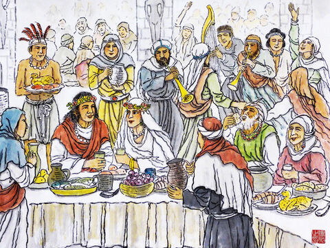 Judges 3:1-6 <br/>The Israelites had not driven out the Canaanites and other tribes who wor-shipped false gods. They lived alongside them and intermarried with them. They also worshipped their false gods. – Slide 6