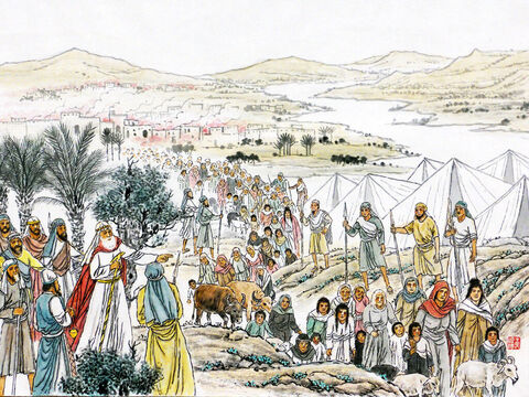 The defeat of the Midianites. Numbers 31:1-18 <br/>(v9-11) Then the Israeli army took as captives all the women and children, and seized the cattle and flocks and a lot of miscellaneous booty. All of the cities, towns, and villages of Midian were then burned. – Slide 15