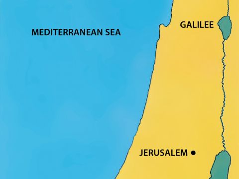 Jesus is being threatened. Some people want to stone Him. He leaves Galilee with a group of followers, both men and women, to carry on with His work in other parts of Israel. – Slide 1