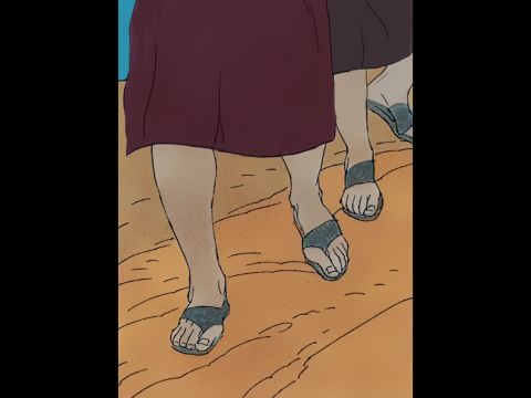 Jesus: ‘You know the way to the place I’m going. I am the way, the truth, and the life. No one can come to the Father unless he comes through me.’ – Slide 3