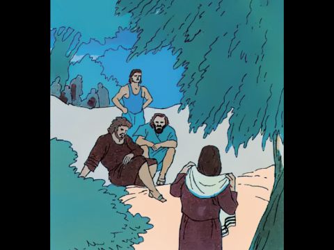 Jesus: ‘You stay here. I am going a little further to pray.’ – Slide 4