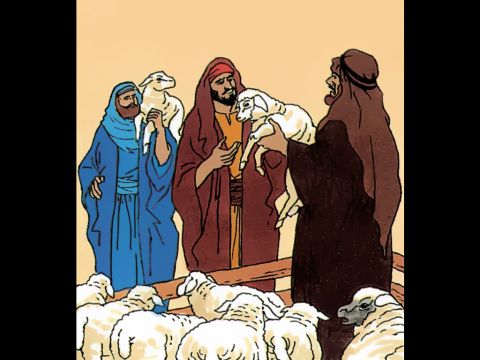 During the Passover, lambs are slaughtered… – Slide 2