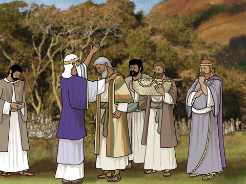 Abram brought back Lot, the captive people, and their possessions. The king of Salem met Abram and blessed him: 'Blessed be Abram of God Most High, Possessor of heaven and earth; And blessed be God Most High, Who has delivered your enemies into your hand.’ He gave him a tenth of all. Genesis 14:19-20 (NASB). – Slide 9