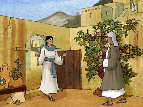 ‘Now at this time Mary set out and went in a hurry to the hill country, to a city of Judah, and she entered the house of Zechariah and greeted Elizabeth. When Elizabeth heard Mary’s greeting, the baby leaped in her womb, and Elizabeth was filled with the Holy Spirit.’ Luke 1:39-41 (NASB) – Slide 9