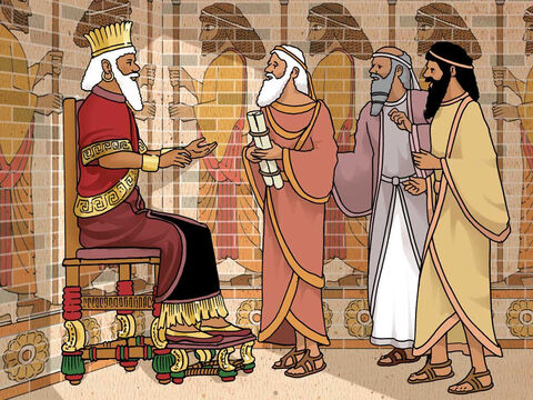 ‘Now, O king, establish the injunction and sign the document so that it will not be changed, according to the law of the Medes and Persians, which may not be revoked.’ Thereupon, King Darius signed the document, that is, the injunction.” Daniel 6:8-9 (NASB) – Slide 9