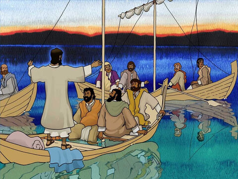 The disciples experienced a terrible trial in their lives and God was with them but they had been overcome by fear. In amazement they exclaimed, ‘What kind of man is this, that even the winds and the sea obey Him?’ – Slide 10