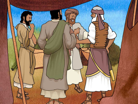 The two spies reported back to Joshua and said: ‘Surely the Lord has given all the land into our hands; moreover, all the inhabitants of the land have melted away before us.’ Joshua 2:24b (NASB). Joshua rose early the next morning and led the people close to the Jordan River. Joshua 3:1 – Slide 9