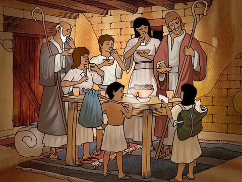 ‘And when your children say to you, “What does this rite mean to you?” you shall say, “It is a Passover sacrifice to the Lord who passed over the houses of the sons of Israel in Egypt when He smote the Egyptians, but spared our homes.”’<br/> And the people bowed low and worshiped. Exodus 12:26-27 (NASB) – Slide 14