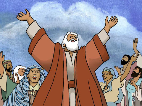 Then Moses and the sons of Israel sang a song of praise to the Lord. Exodus 15:1-18. – Slide 6