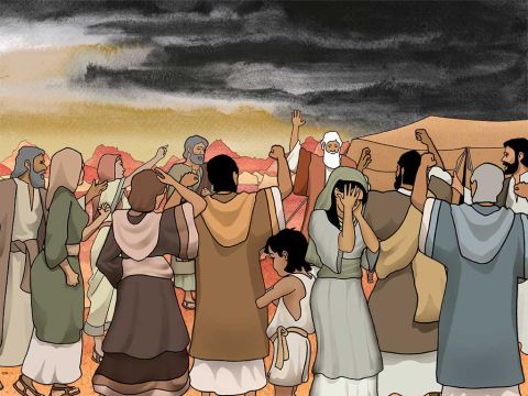 ‘So the people spoke against God and Moses: “Why have you brought us up from Egypt to die in the wilderness? For there is no food and no water, and we are disgusted with this miserable food.”’ Numbers 21:5 (NASB) – Slide 3
