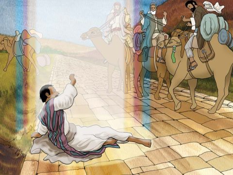 ‘As he was traveling, it happened that he was approaching Damascus, and suddenly a light from heaven flashed around him; and he fell to the ground and heard a voice saying to him, “Saul, Saul, why are you persecuting Me?”’ Acts:9:3-4 (NASB) – Slide 9