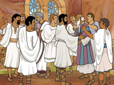 ‘When they heard about this they were baptised in the name of the Lord Jesus. And when Paul had laid his hands upon them, the Holy Spirit came on them, and they began speaking in tongues and prophesying.’ (Acts 19:5-6). – Slide 4