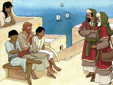 One day some men who collected the tax to maintain the temple in Jerusalem approached Peter. Peter was known as a close friend and disciple of Jesus. They wanted to test Jesus indirectly so they approached Peter instead. – Slide 2