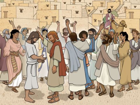 ‘Now when the apostles in Jerusalem heard that Samaria had received the word of God, they sent them Peter and John, who came down and prayed for them that they might receive the Holy Spirit. For He had not yet fallen upon any of them; they had simply been baptized in the name of the Lord Jesus. Then they began laying their hands on them, and they were receiving the Holy Spirit.’  Acts 8:14-17 (NASB) – Slide 5