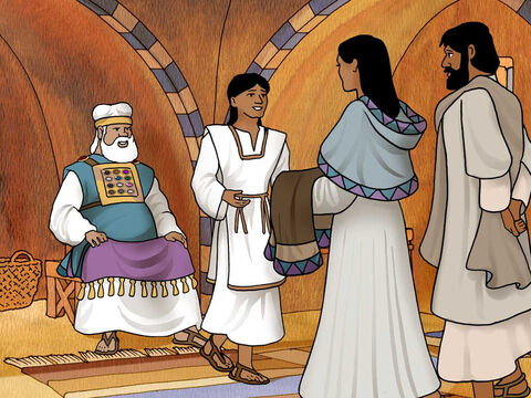 ‘Now Samuel was ministering before the Lord, as a boy wearing a linen ephod. And his mother would make him a little robe and bring it to him from year to year when she would come up with her husband to offer the yearly sacrifice.’ 1 Samuel 2:18-19 (NASB) Eli’s blessing: 1 Samuel 2:20-21 – Slide 6