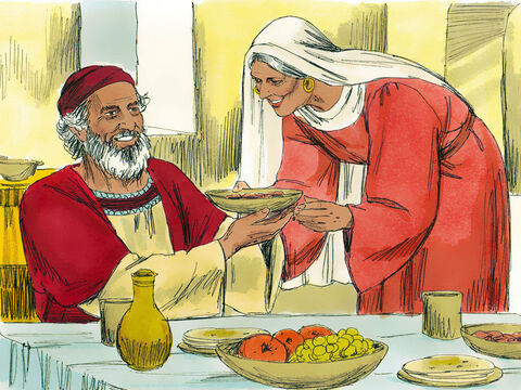 When Herod was king of Judea, there was a Jewish priest named Zechariah and his wife, Elizabeth. They had been unable to have children and were both very old. – Slide 1